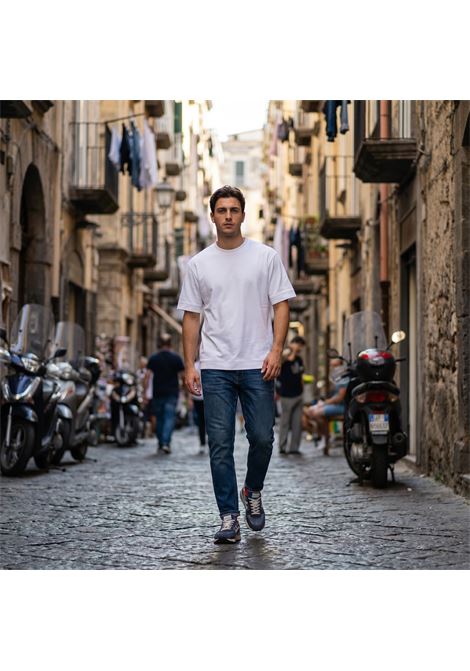 Paolo Pecora Milano Men's Loose Fit Cotton T-Shirt - Optical White PAOLO PECORA |  | F011 40951101